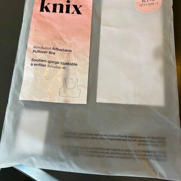 Knix Revolution Adjustable Bra Sand Size XL - Picture 2 of 4